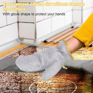 Heavy-Duty Wire Scrubber Dishwashing Mitts – Heat Resistant Steel Wire Cleaning Gloves for Pots, Pans, Grills, and Kitch