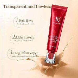 Fv Foundation Waterproof With Medium Coverage, Oil-free & Long Lasting, Matte orever Foundation For Oily/normal Skin