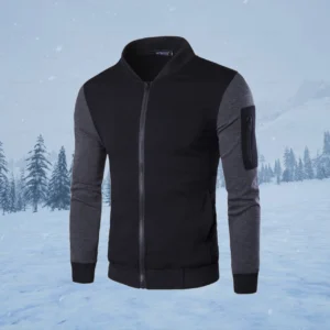 Grey Sleeve Style Full Jacket - Elevate Your Style with Our Dashing Full Bazo Jacket: Fashionable, Trendy, Premium Quali