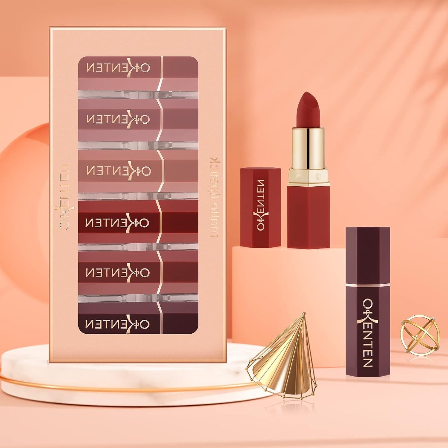 imgi_104_61gWy01S6RL._AC_SL1500_ 6 Pcs High Pigmented Lipstick Pack – Creamy Formula, Multicolor Shades, Long-Lasting, Smooth & Vibrant Finish for Ev - Image 3