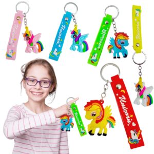 01 PCs IncyWincy Unicorn Keychain for Kids | Cute Keyrings for Girls | Birthday Return Gift Bulk Pack | Keyrings for Bac