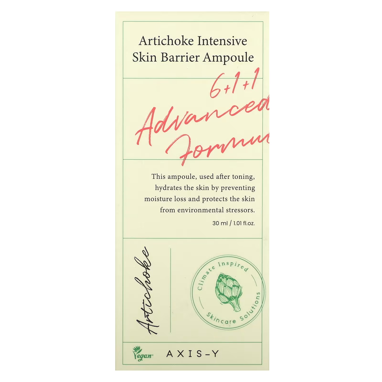 imgi_164_9 AXIS-Y Artichoke Intensive Skin Barrier Ampoule – Hydrating & Barrier-Strengthening Serum | 30ml Skin Care (Original - Image 4