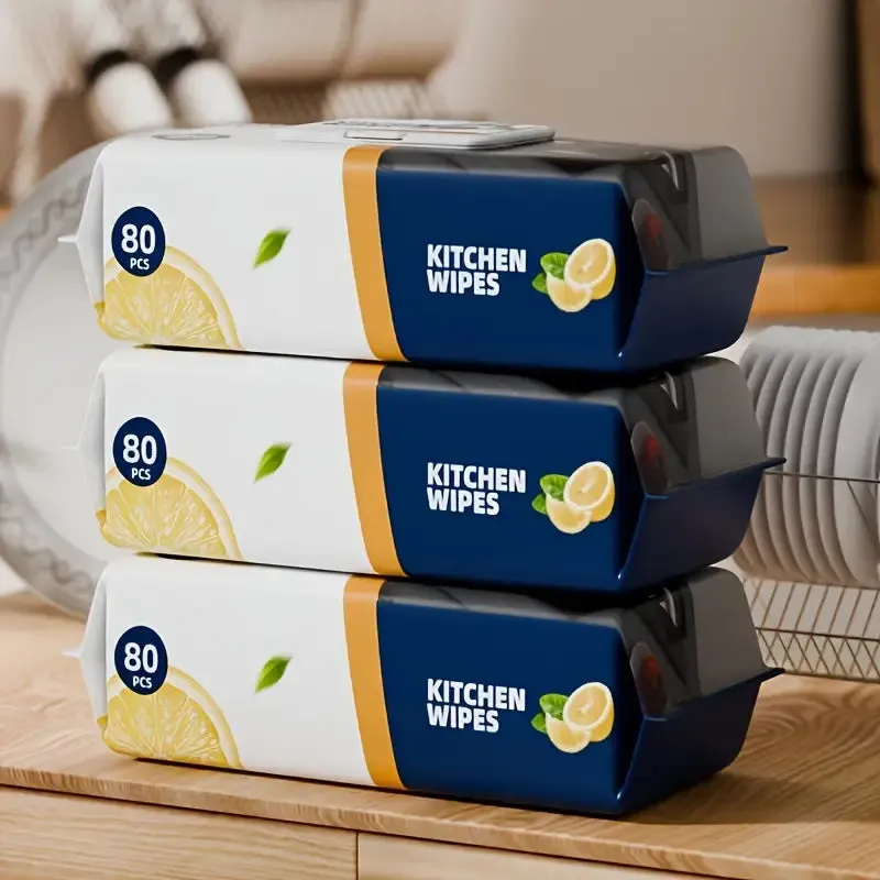 imgi_17_afffcb2c-374c-4368-a68d-c2caa090ca0c Kitchen Wipes – Pack of 80 Pieces, Multipurpose Cleaning Wipes for Home and Kitchen Use -Soft and durable material for e