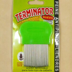 Multicolor Anti-Lice Hair Comb with Stainless Steel Micro-Grooved Teeth – Safe and Effective Lice and Nit Removal Comb |