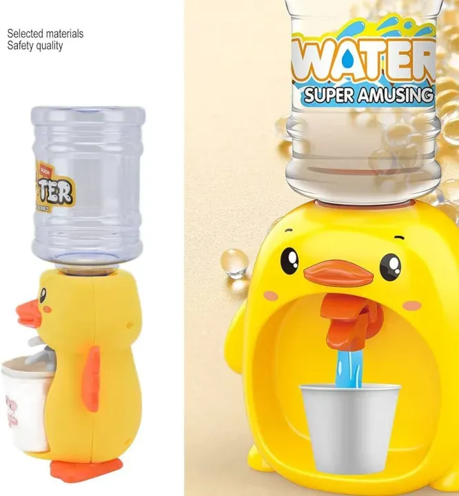 imgi_3_S5168349cf78148f5b2126116e5aa5cb5D.jpg_720x720q80.jpg_ Mini Duck Water Dispenser Toy Drinking Fountain – Cute Yellow Duck Design with Realistic Water Flow, Eco-Friendly ABS Ma