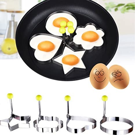 imgi_42_470315291a6edbbc202dd13e6e48dd0c 4PCs Stainless Steel Egg Ring Mold Set – Fun Shaped Fried Egg & Pancake Moulds (Star, Heart, Flower, Circle) for Cre