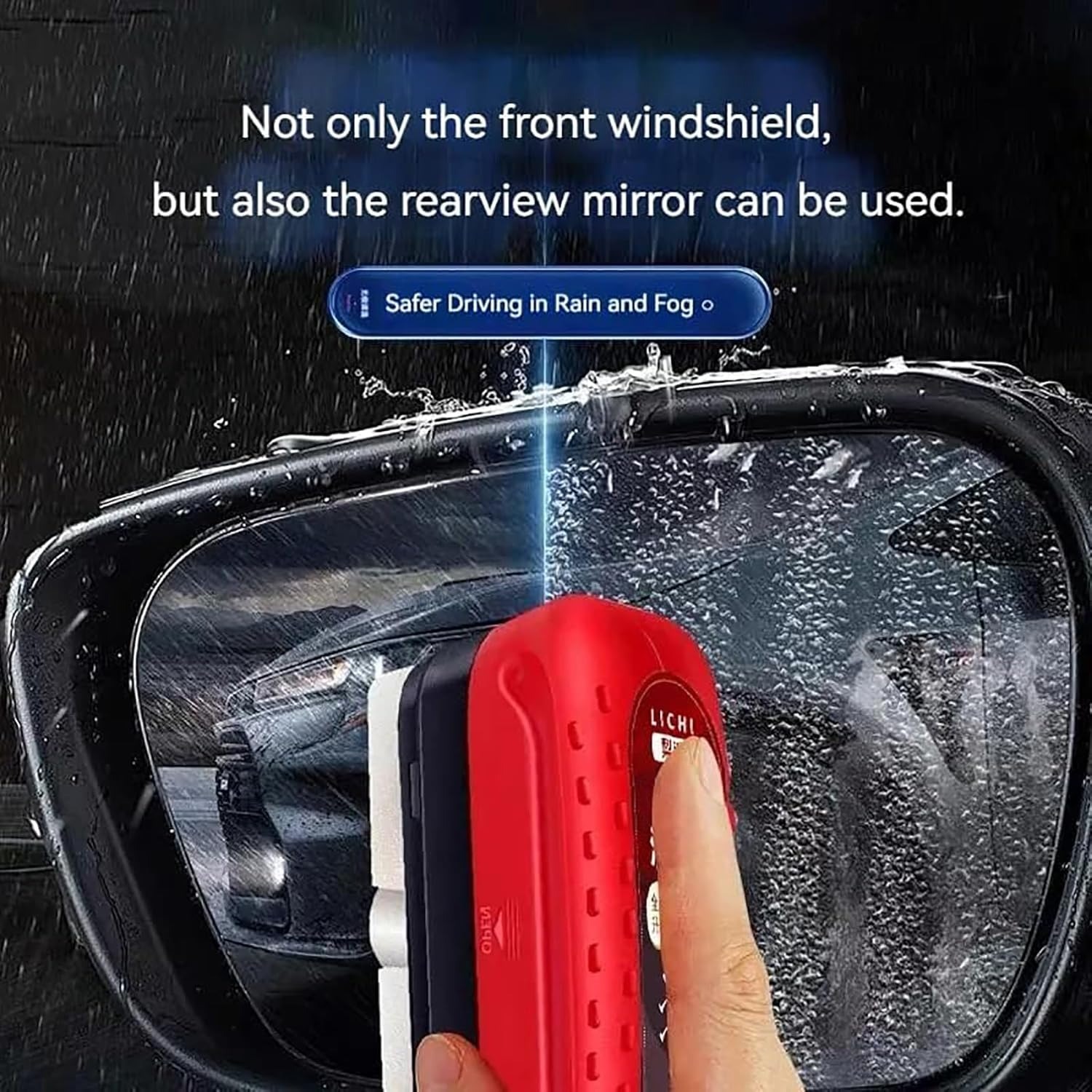 imgi_48_8166VpyXRaL._AC_SL1500_ Universal Glass Cleaner,clear Vision Car Glass Oil Film Cleaner Brush For Windshield | Bottle also Included - Image 4