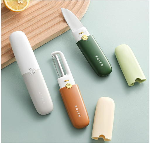 imgi_52_5cf4691dce47b90570064ca5ad971905 2-in-1 Stainless Steel Fruit Knife with Peeler – Portable Fruit Cutting & Peeling Tool
