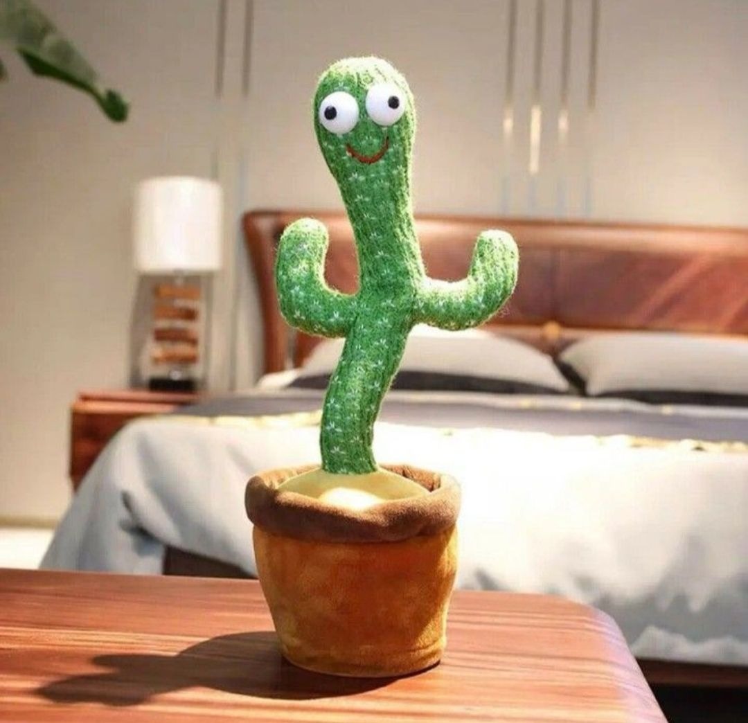 imgi_55_S11004918fa754caa99e04dab33470d4bc Rechargeable Cute Dancing Cactus Toy for Kids | Talking Dancing Shaking & Talk Back with Lights | Happy Birthday Gif - Image 2