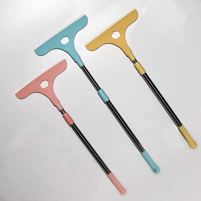 imgi_55_f113812d7299350b304122b2f47c526d Stainless Steel Glass Wiper with Retractable Handle – Window & Glass Cleaning Scraper (Random color) - Image 2