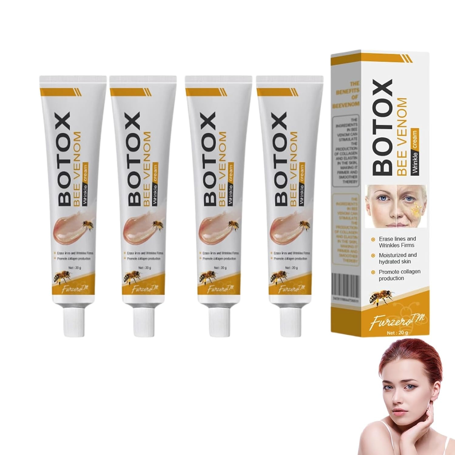 imgi_56_12a6b3a5f52229e1438fa6078062e159 Botox Bee Venom Wrinkle Cream – Anti-Aging & Moisturizing Formula | Smooth Fine Lines, Hydrate Skin, Boost Collagen - Image 4
