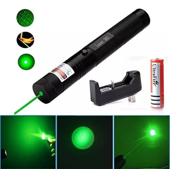 imgi_56_S6bc10a1404c74ec09b425c3c5535ea3fU Special Edition High-Power 303 Green Laser Pointer with Adjustable Focus, 8 Designs & Shapes, 5km Range – Rechargeab - Image 3