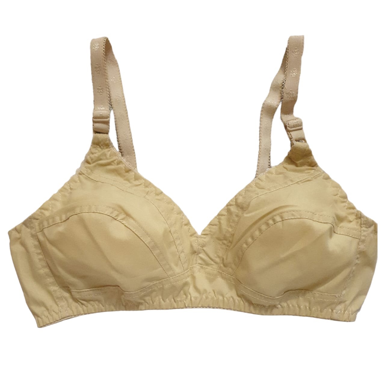imgi_61_915347f5b8d6297394e7b0ef53e5b9cc Cotton Plain Non-Padded Bra – Lightweight, Comfortable Everyday Wear (Sizes 32–42, Beige)