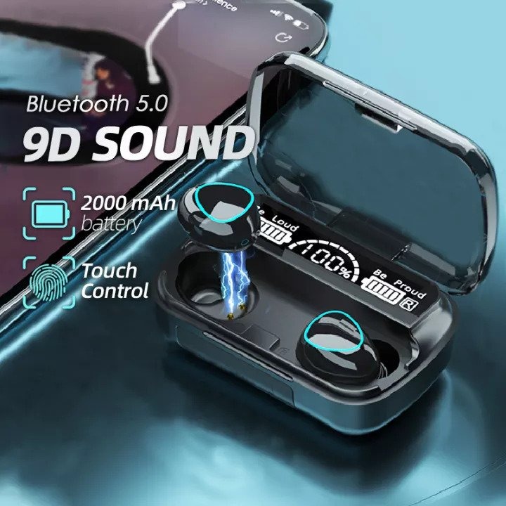 imgi_62_ef5270b789488d66f9dfc1960b2afa51 DaMix Original M10 Bluetooth Earbuds – Wireless Earphones with LED Display & Power Bank Case - Image 3
