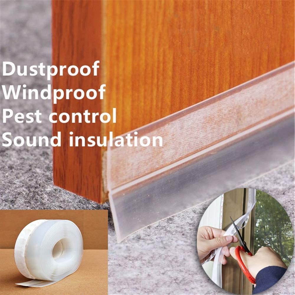 imgi_64_98c314598831fcb063041968d58a2390 3 Meter Door and Window Seal Strip – Adhesive Weather Stripping – Soundproof, Dustproof & Energy Saving - Image 2