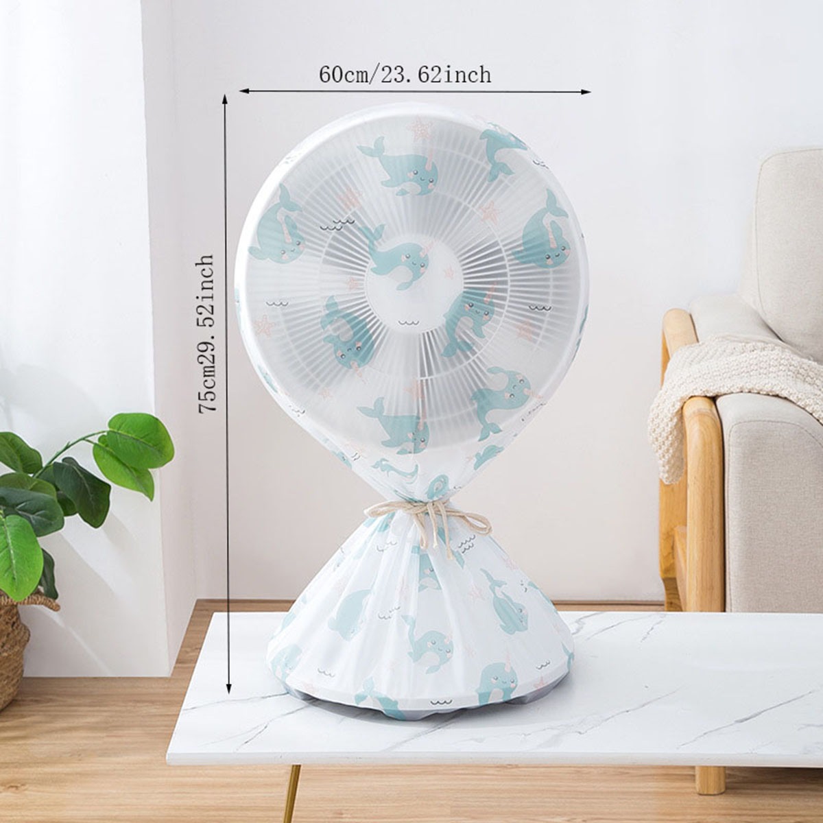 imgi_67_S780811a42941423895a08b0da2c651d88 High Quality Dustproof All-inclusive Electric Fan Dust Cover Household Floor Fan Cover Protective Cover Stand Fan - 01 P