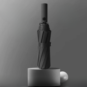 Compact Travel Umbrella with Windproof Design Gray Ghana