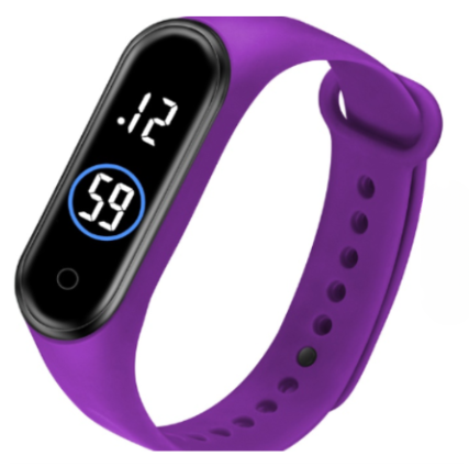 imgi_70_8db64d2c058db1a01f62c58f58ee023b_cleanup Latest M4 LED Watch Digital Sports Bracelet for Boys & Girls – Waterproof Touch Display – Random Band Color (Without - Image 5