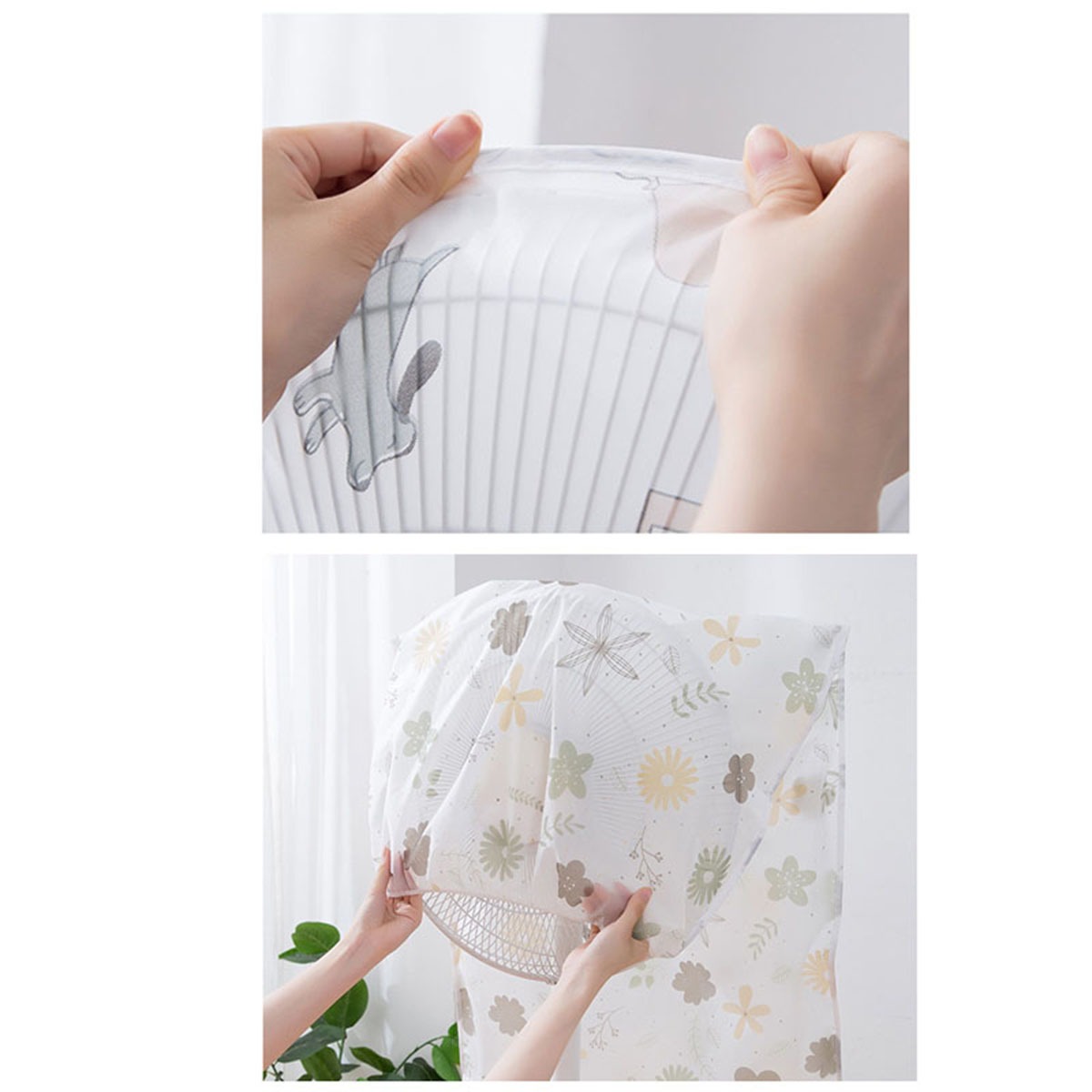 imgi_72_S976b0c3416244238b126dc9e123f7acet High Quality Dustproof All-inclusive Electric Fan Dust Cover Household Floor Fan Cover Protective Cover Stand Fan - 01 P - Image 4