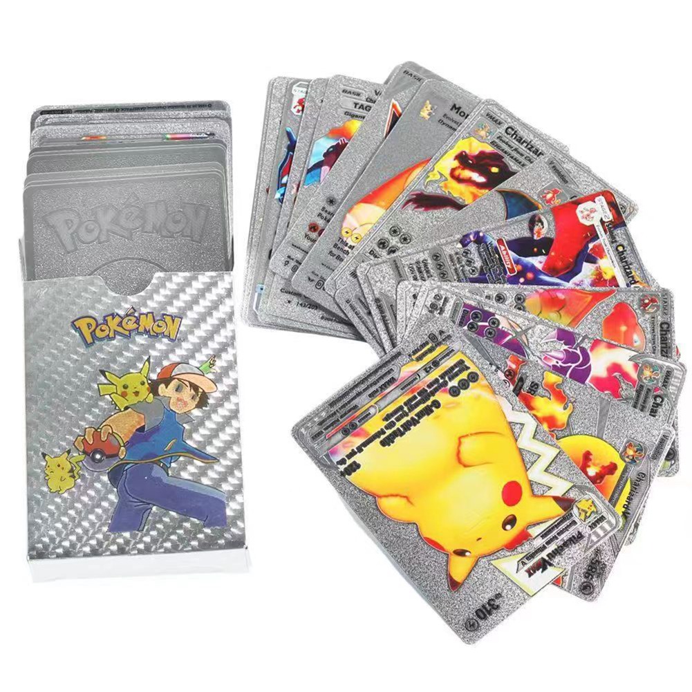 imgi_74_449693fm04bdb89ca3c7dc0c Pokemon Metal Cards Collection Box – 55 Cards per Pack | 3D Pokemon Trading Cards | Durable Metal Cards | Gold, Black &a - Image 5