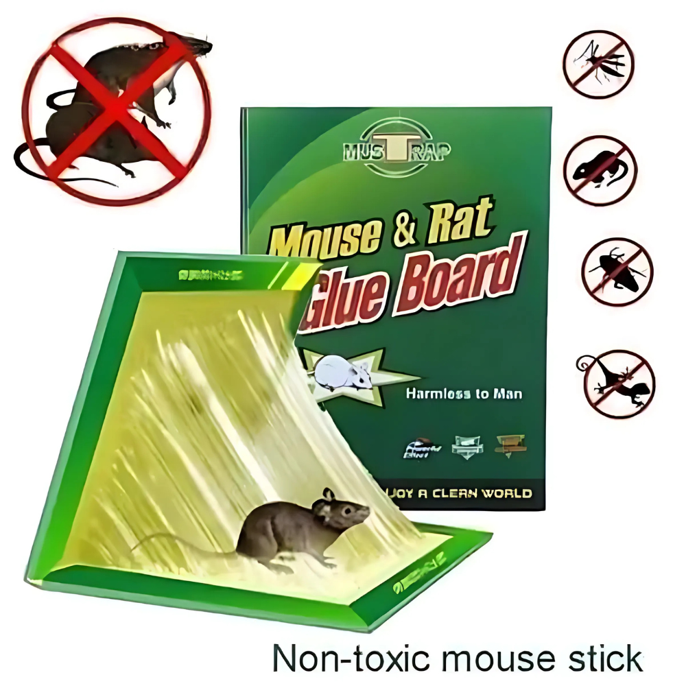 imgi_74_80c9952f559036576d8392f87b170b7d Mouse Glue Trap – Strong Adhesive Rat Glue Board & Rodent Catcher Mat ( Pack of 5 ) - Image 5