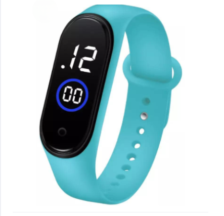 imgi_76_3ae6ae843f0463784e56ba466625dc24_cleanup Latest M4 LED Watch Digital Sports Bracelet for Boys & Girls – Waterproof Touch Display – Random Band Color (Without - Image 2
