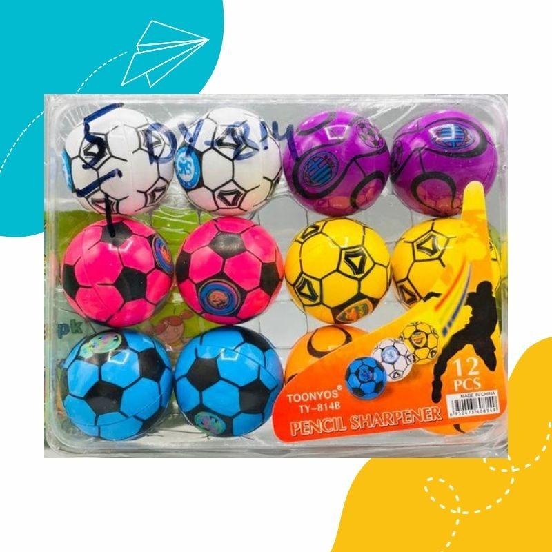 imgi_7_60-1_dcb415f1-aa70-44ed-b109-df1914ff32a3 Football Shape Pencil Sharpener Set – Pack of 12 | Fun & Durable Stationery for Kids, Students, and Office Use | Com