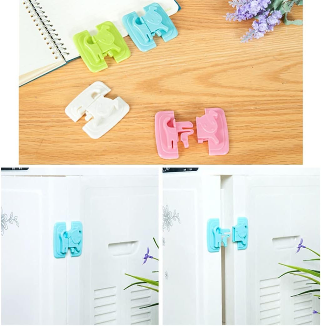 imgi_82_611DdiMCmL._AC_SL1050_ 01 PCs Cute Dog Shape Cartoon Cabinet Door Child Safe Lock Refrigerator Toilet Baby Safety Tools | Refrigerator Lock | L - Image 2