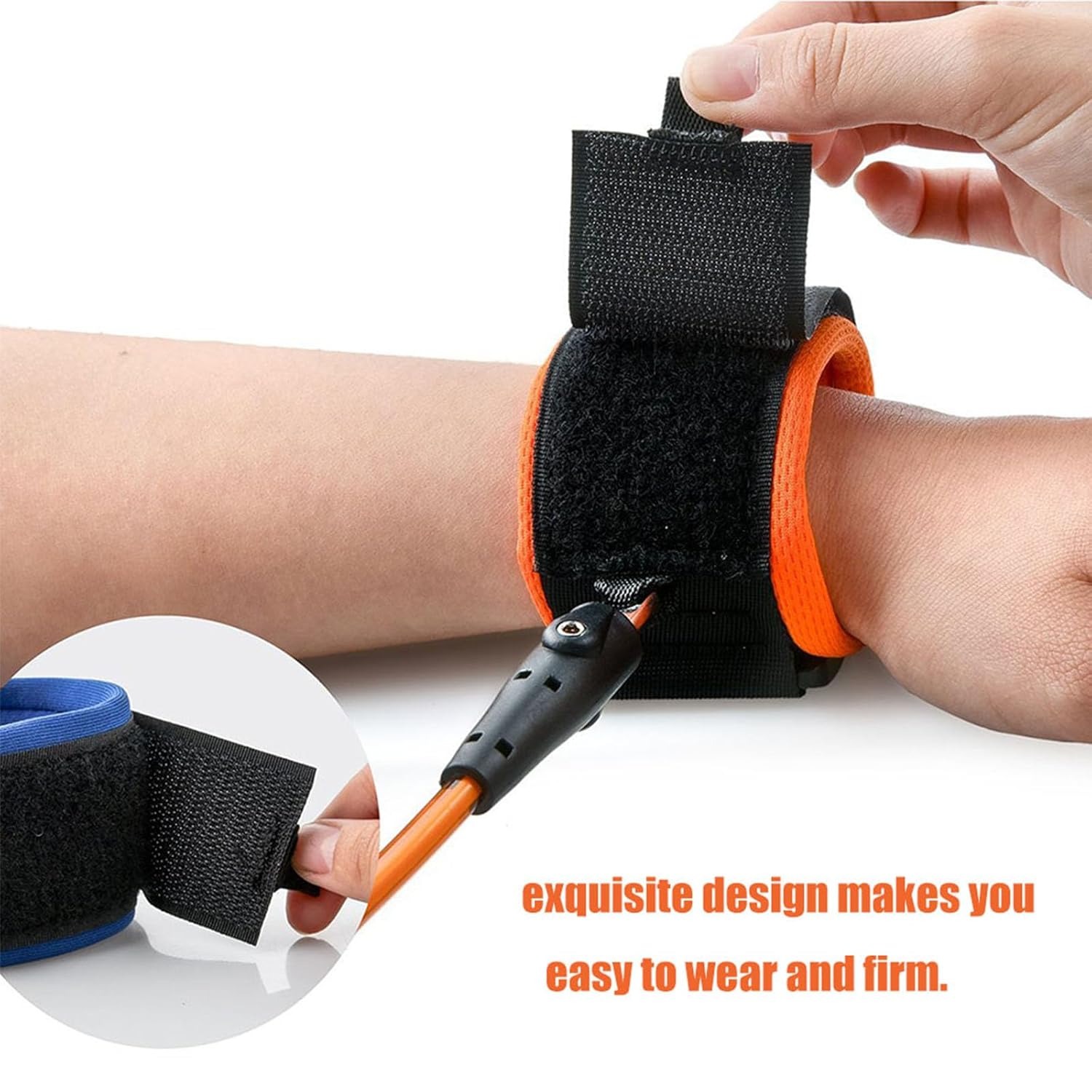 imgi_88_0e3560869e01e87d00a2d3e3f4b66bdf Baby Anti-Lost Wrist Strap Safety Harness for Toddlers & Kids – Adjustable Hand Link with 360° Rotation - Image 2