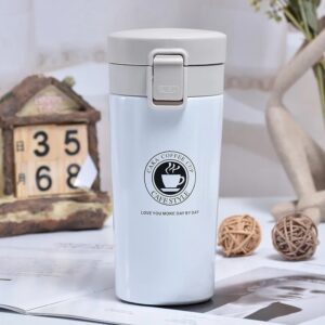 Hot & Cold Stainless Steel Vacuum Flask – 380ml | Double Wall Insulated Water Bottle | Leakproof Coffee & Tea Th