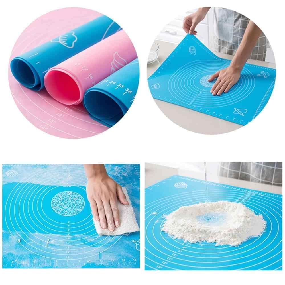 imgi_90_61GfDS5CVlL._SL1000_ Silicone Non-Stick Rolling Mat 40x50cm – Non-Slip Pastry Mat for Dough, Cakes & Baking (Random Color) - Image 4