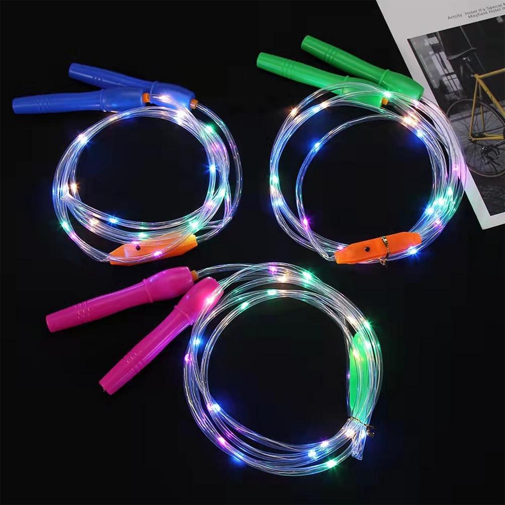 imgi_94_7b9c88b9418c1a47d18da078f5d622f8 Lighting Jump Skipping Rope – LED Fitness Rope for Kids & Adults, Indoor/Outdoor Training, Random Color - Image 2