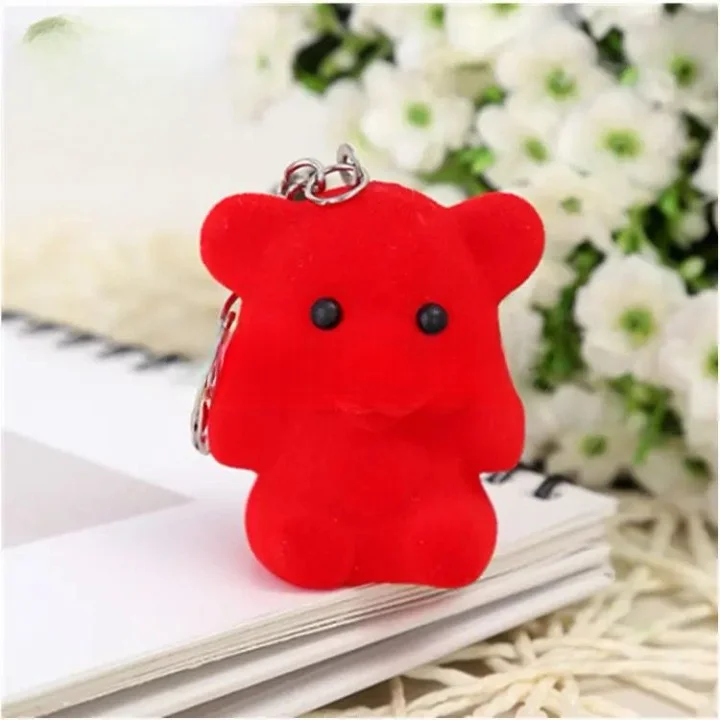 imgi_9_c1654847-9954-4daf-87ba-df90fd62eb54_cleanup-1_cleanup-1 01 PCs Cute Key Chain Teddy Cherry | Small Red Bear Key Chain | Teddy Bear Key-Chain For Girls - Red Color Teddy Bear Ke