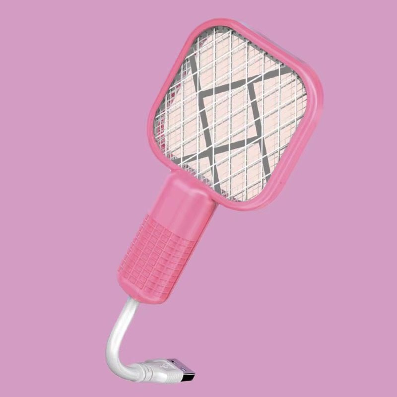 main_imageS0dff83791a28492c81740f4de85292c8l Mini USB Rechargeable Mosquito Racket with UV Light – Portable Electric Bug Zapper & Fly Swatter for Indoor/Outdoor - Image 5