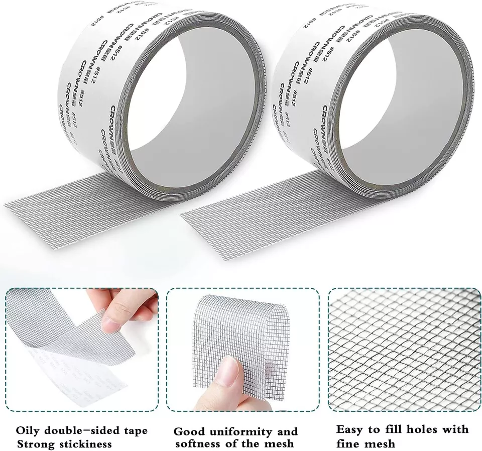s-l960-6-2 Mesh Roll Tape Window Screen Repair Patch | Keep Mosquitoes Out with Our Anti-Insect, Self-Adhesive Mesh Patch Tape - 2 - Image 4