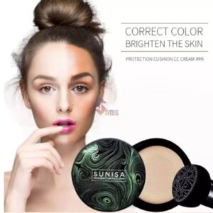 Sunisa Foundation 3 In 1 Air Cushion Bb And Cc Cream Foundation Waterproof Mushroom Head Air Cushion Bb Cream Liquid Fou