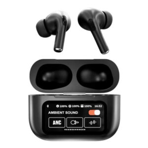A9 Pro Earbuds ANC/ENC Touch Screen Display Noise Reduction Wireless Earbuds For Android & iOS | A9 Pro | A9 Pro App
