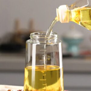 Glass Oil Bottle & Dispenser Jug Dual-purpose Oil Dispenser For Pouring And Spraying, High-pressure sprayer for even