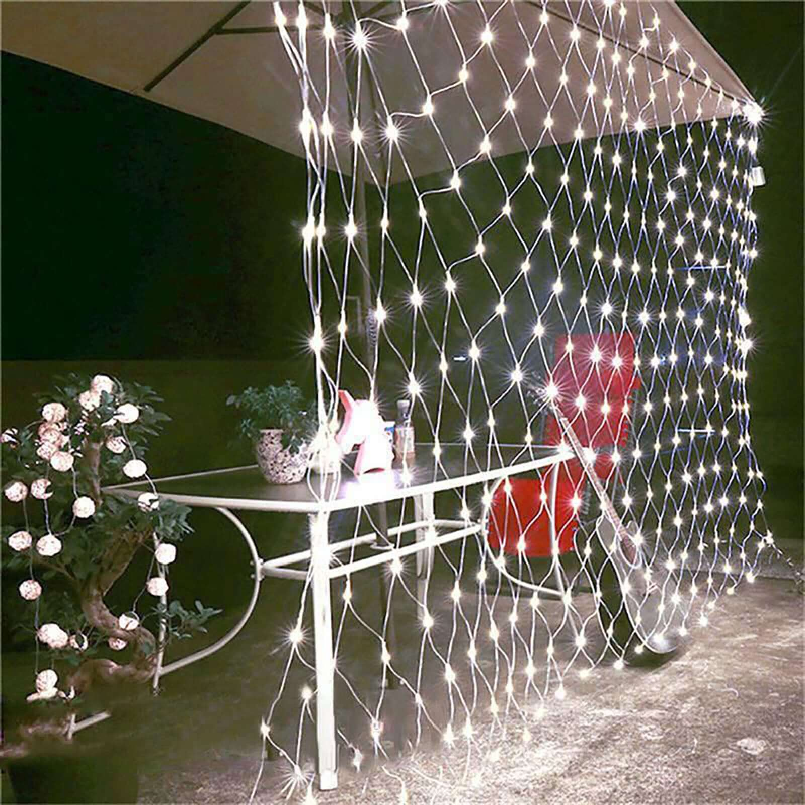 1 PC Wedding LED Net Mesh String Lights- Fairy String Lights With 88 Lights for Wedding Party Décor Outdoor & Indoor