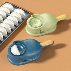 2-in-1 Dumpling Wrapper Tool Food Grade Manual Dumpling Wrapper Mold Labor-Saving Baking Pastry Home Kitchen Gadget (Ran