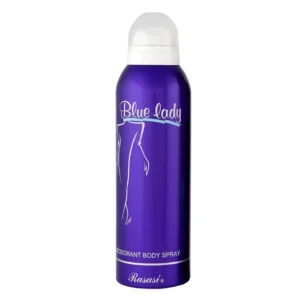 Rasasi Body Spray ( Blue Lady ) - 200ml Sensual and Bold Fragrance Premium Quality | Luxury Fragrance Body Spray For Wom