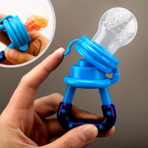 Baby Fruit Pacifier Fresh Fruit Feeder Infant Teething Toy Nibbler Teether Pacifier Safe Silicone Pacifier (random Color