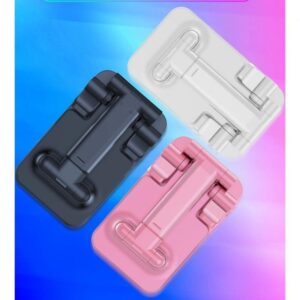 Foldable & Adjustable Mobile Phone and Tablet Stand | Flexible Desktop Mount & Lazy Bracket Support for All Devi