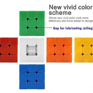Rubic cube 3x3 for kids Magic Speed Square Cube Puzzle Toys High Quality With Box (Random color)