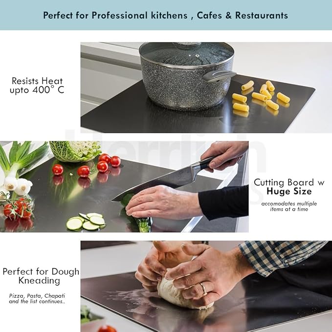Stainless Steel Cutting Board Durable / Rolling Pins for Baking Kitchen perfect for all your chopping needs.
