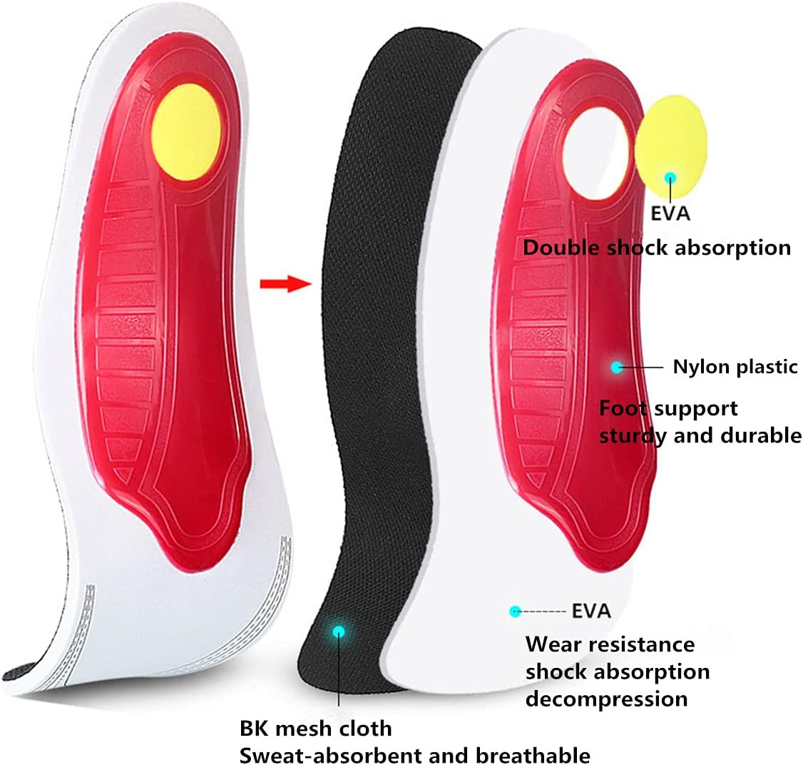 Flat Feet Arch Support Foot Pad Insole Shoe Inserts For Foot Pain Relief for Man & Woman