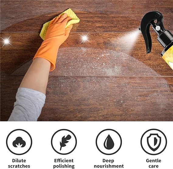 A Fresh deal Beewax spray (120ml) + Beewax 85g(wax) + sponge Beeswax Furniture Polish and Cleaner