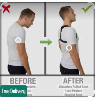 SN-660 Smart care brand Posture corrector Upper back support Strong grip Shoulder Support Relief and Back Pain Relief Be