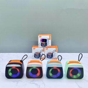 Portable Rechargeable Mini Blutooth Speaker Small LED Lights Portable Wireless Bluetooth Speaker for Outdoor Camping (Ra