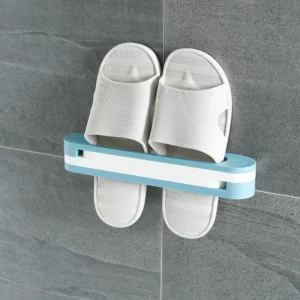 3 In 1 Shoes Rack Wall Mounted Folding Slippers Shoes Bathroom Towel Hanger Organizer Rack in House Shoes Stand Hanging